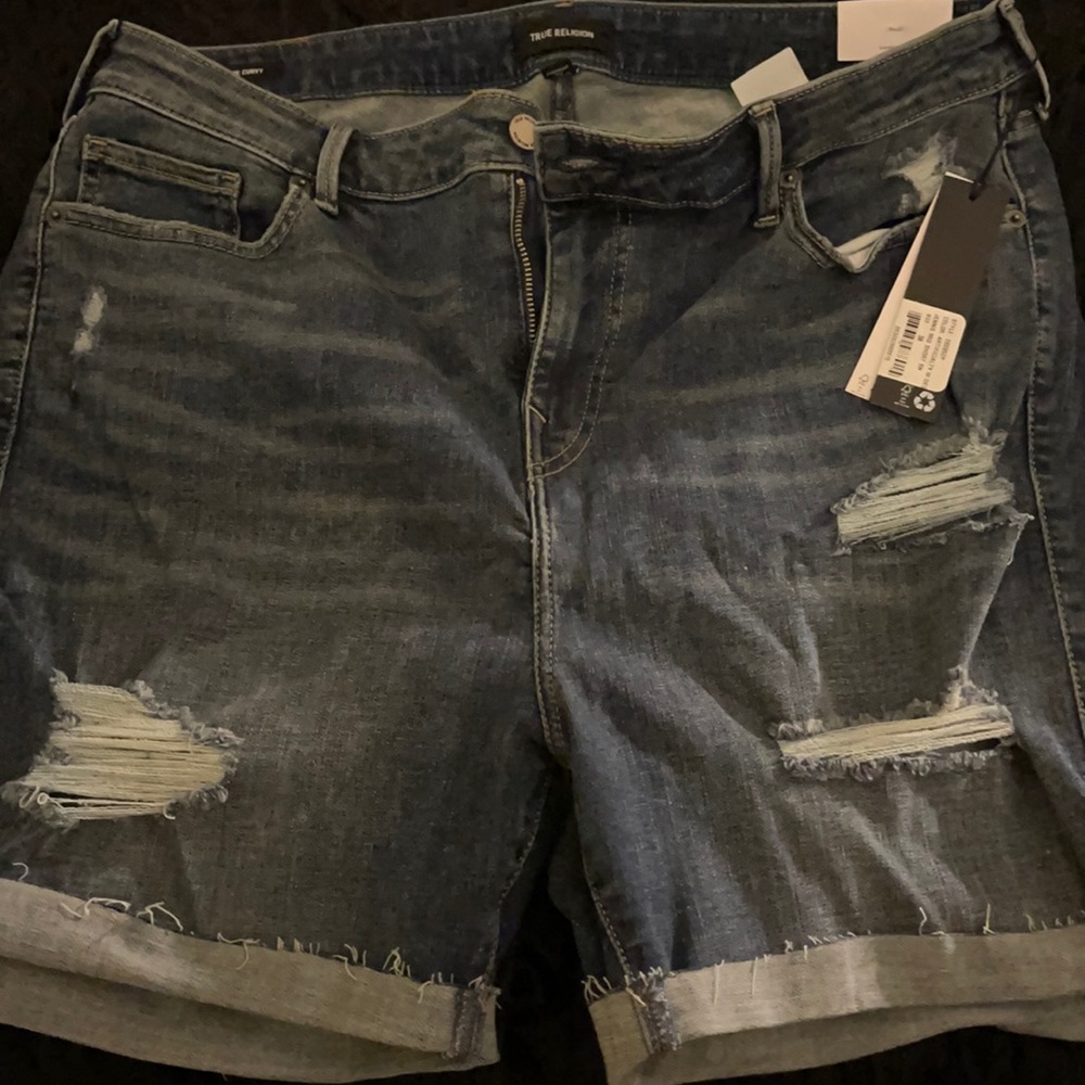 Women true religion shorts